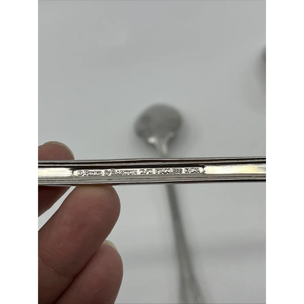 Reed & Barton Stainless Large Serving Utensils Haversham Spoon Fork‎ Tea Spoon
